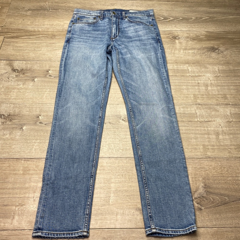 Rag & Bone Jeans Fit 2 Slim Mens 30x32 Blue Carter Cotton Stretch